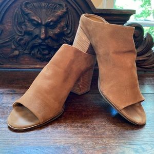 Lucky Brand Organza Peep Toe Mules
